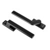 Matte Black Aluminum Casement Window Handles