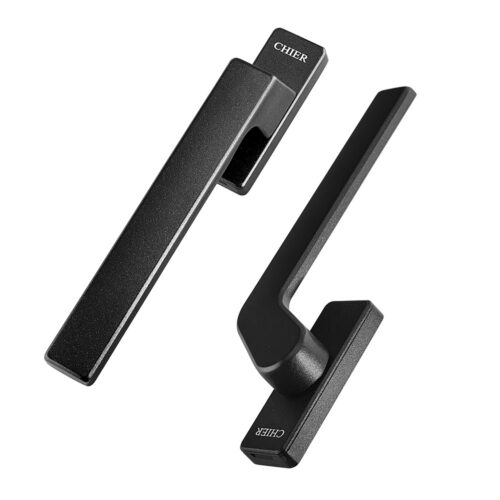 Matte Black Aluminum Casement Window Handles