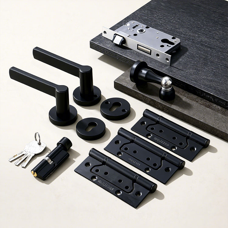 كيفية الحصول على مقابض ومفصلات وأقفال مطابقة لخطوط الإنتاج الموحدة 2 Door and window hardware