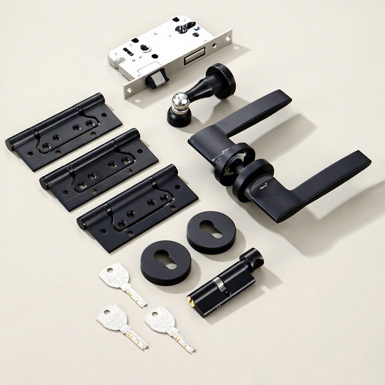 كيفية الحصول على مقابض ومفصلات وأقفال مطابقة لخطوط الإنتاج الموحدة 3 Door and window hardware