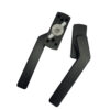 Angular Offset Lever Sliding Handle with Rectangular Base