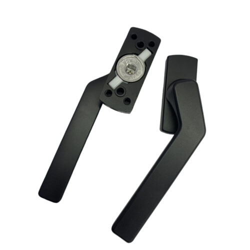 Angular Offset Lever Sliding Handle with Rectangular Base