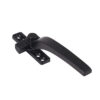 Arched Lever Window Handle with Projecting Latch Tongue