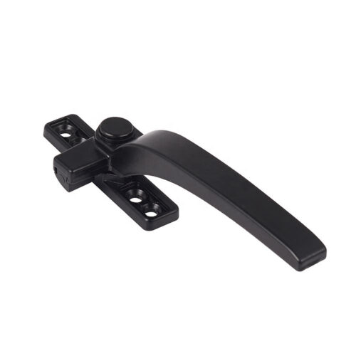 Arched Lever Window Handle with Projecting Latch Tongue