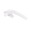Arched Lever Window Handle with Projecting Latch Tongue