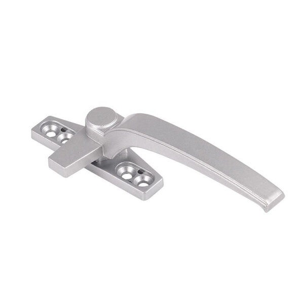 Arched Lever Window Handle with Projecting Latch Tongue