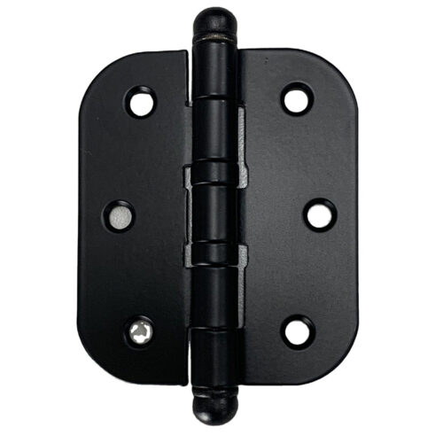 Ball-Tip Butt Door Hinge with Six-Hole Leaf Pattern
