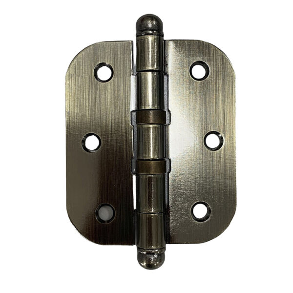 Ball-Tip Butt Door Hinge with Six-Hole Leaf Pattern