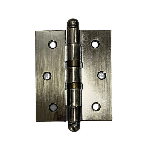 Ball-Tip Butt Door Hinge with Six-Hole Leaf Pattern