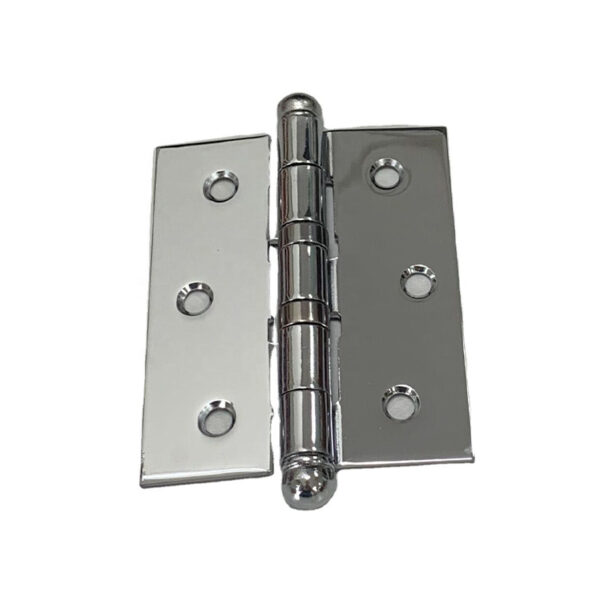 Ball-Tip Butt Door Hinge with Six-Hole Leaf Pattern