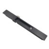 Black Recessed Touch Lock with Crescent Hook and Metal Keeper