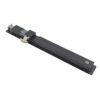 Black Recessed Touch Lock with Crescent Hook and Metal Keeper