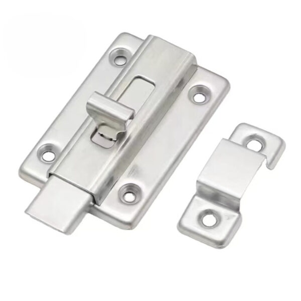 Channel-Covered Surface Slide Bolt Lock with Bridge Keeper