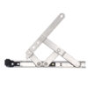 Compact Four-Bar Window Friction Stay with Black End Stop