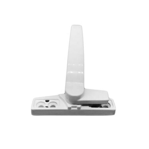 Curved Lever Blade-Drive Window Handle with Covered Fixings