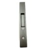 Dark Gray Recessed Touch Lock with Long Flush Pull