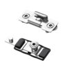 Dual-Pad Window Pivot Guide with Clip Bracket Assembly