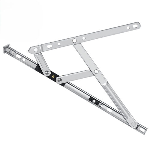 Extended-Link Window Friction Stay with Reinforced Track