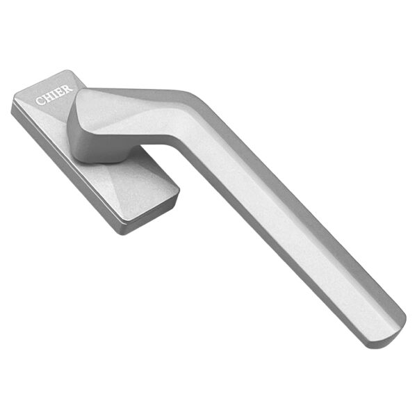 Faceted Casement Window Handle with Concealed-Fixing Base