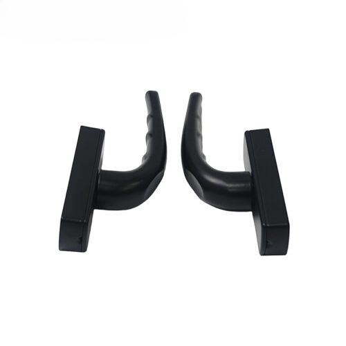 Finger-Contoured Sliding Handle with Deep Offset Lever