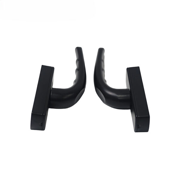 Finger-Contoured Sliding Handle with Deep Offset Lever