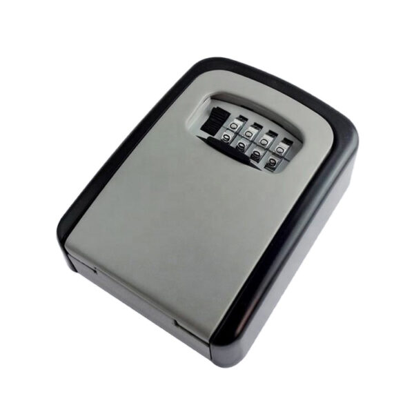 Flat-Panel Four-Dial Wall Mount Key Lock Box with Side Release