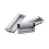 Fold-Out Recessed Sliding Handle with Curved End Caps