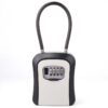 Four-Dial Portable Key Lock Box with Flexible Hanging Loop
