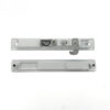 Key-Locking Recessed Casement Lock with Matching Pull Plate