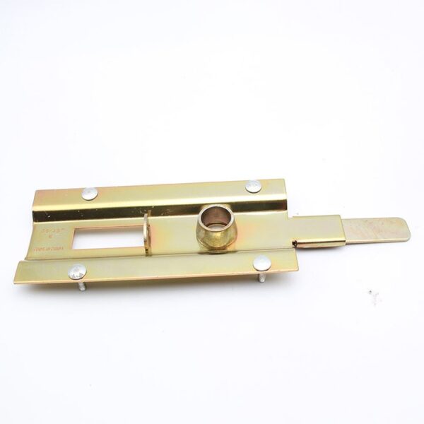 Keyed Slide Bolt Door Latch with Padlock Retaining Tab