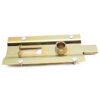 Keyed Slide Bolt Door Latch with Padlock Retaining Tab