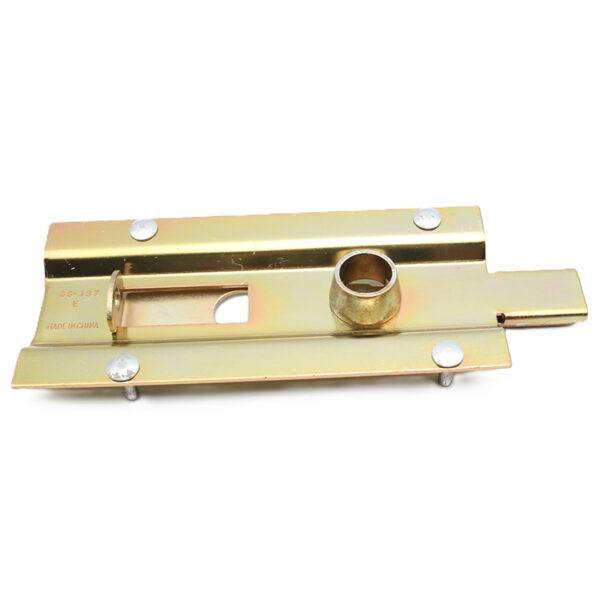 Keyed Slide Bolt Door Latch with Padlock Retaining Tab