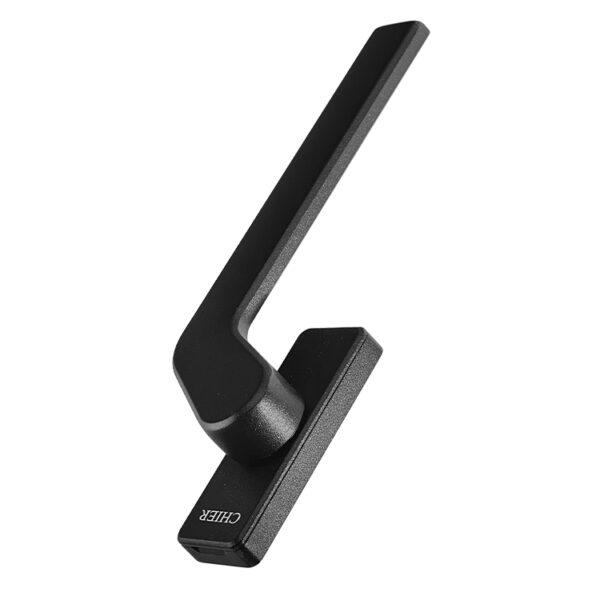 Long Flat-Lever Casement Window Handle with Narrow Rectangular Base