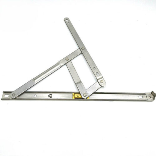 Long-Track Four-Bar Window Friction Stay with Gold-Tone Slider