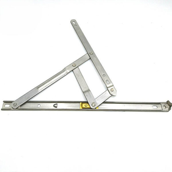 Long-Track Four-Bar Window Friction Stay with Gold-Tone Slider