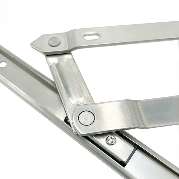 Long-Track Four-Bar Window Friction Stay with Recessed Support Arm