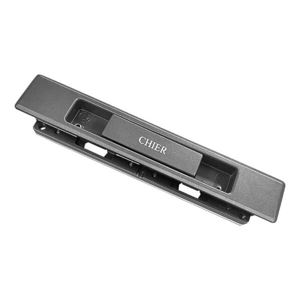 Low-Profile Casement Lock with Wide Central Sliding Paddle