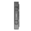 Low-Profile Casement Lock with Wide Central Sliding Paddle