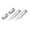 Low-Profile Roller Arm Window Stay with Twin-Slot Keeper