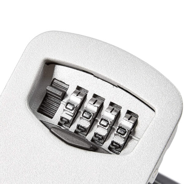 Multi-Hole Backplate Four-Dial Wall Mount Key Lock Box