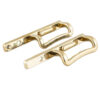 Open-Frame Sliding Handle with Integrated Thumb Button