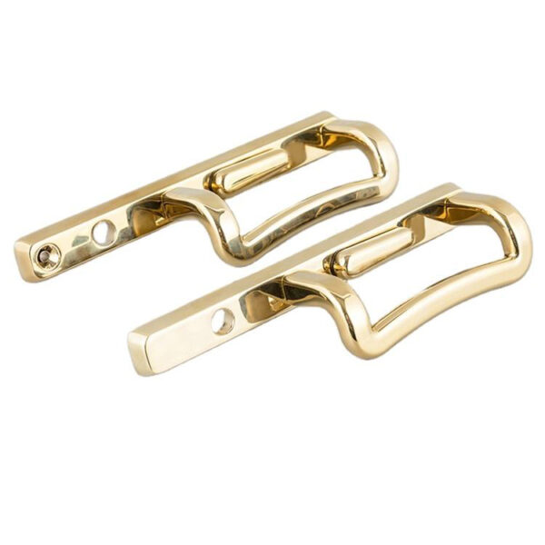 Open-Frame Sliding Handle with Integrated Thumb Button