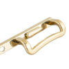 Open-Frame Sliding Handle with Integrated Thumb Button