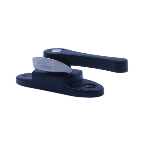 Oval-Base Window Sash Lock with Teardrop-Grip Lever