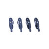 Oval-Base Window Sash Lock with Teardrop-Grip Lever