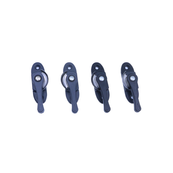 Oval-Base Window Sash Lock with Teardrop-Grip Lever