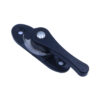 Oval-Base Window Sash Lock with Teardrop-Grip Lever