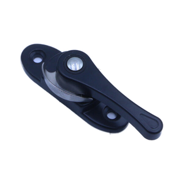 Oval-Base Window Sash Lock with Teardrop-Grip Lever