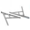Paired Four-Bar Window Hinge with Countersunk Sash Arm