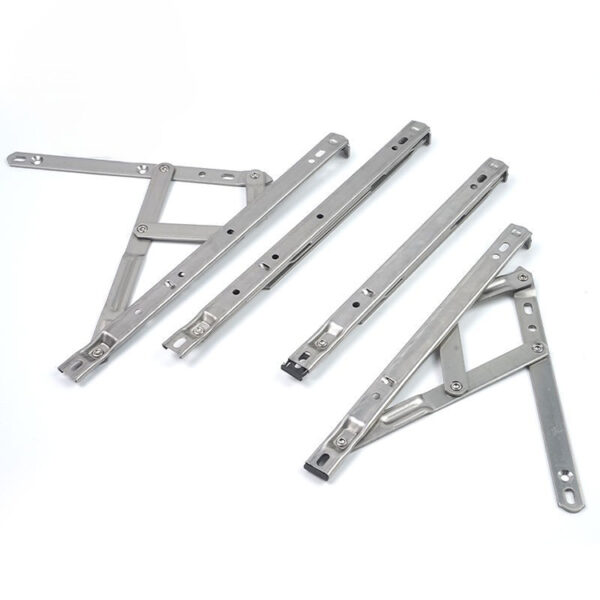 Paired Four-Bar Window Hinge with Countersunk Sash Arm